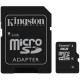 Карта пам'яті Kingston microSDHC 8GB Class 4+ SD адаптер